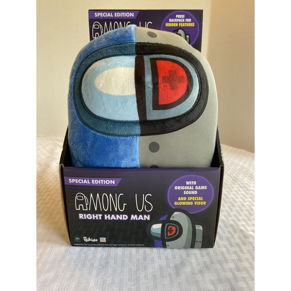 Toikido Among Us Special Edition Right Hand Man Plush‎ 10in Hidden Features